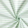Tecido de algodão Cretone Riscas casuais – menta clara/branco,  thumbnail number 3