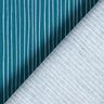 Tecido de algodão Cretone Linhas delicadas – azul/branco,  thumbnail number 4