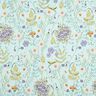 Tecido de algodão Popelina Flores silvestres – menta clara/lavanda,  thumbnail number 1