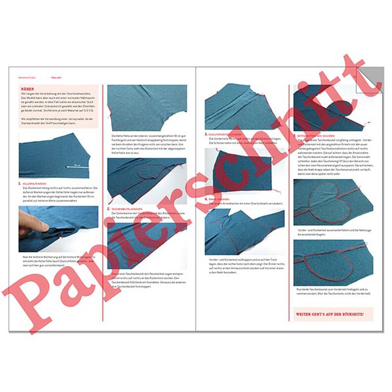 FRAU KATI Casaco suéter com gola de rebuço e prega invertida | Studio Schnittreif | XS-XXL,  image number 7