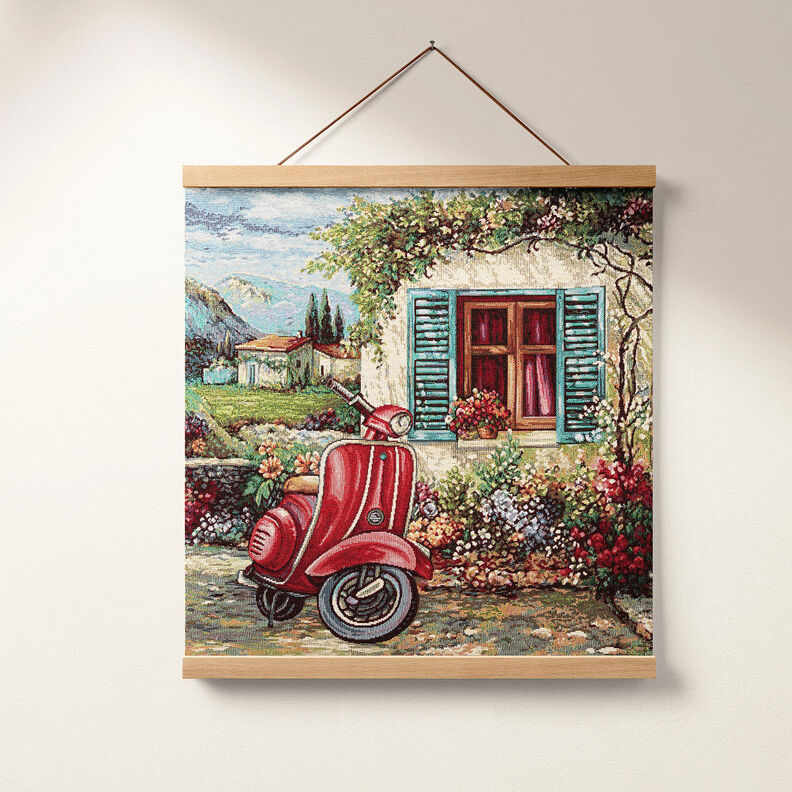 Painel decorativo Gobelina Vespa – carmin/bege claro,  image number 7