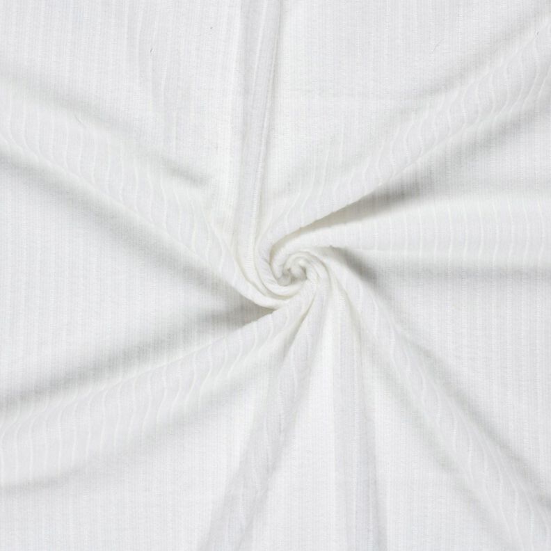 Malha canelada super macia Lisa – branco,  image number 3