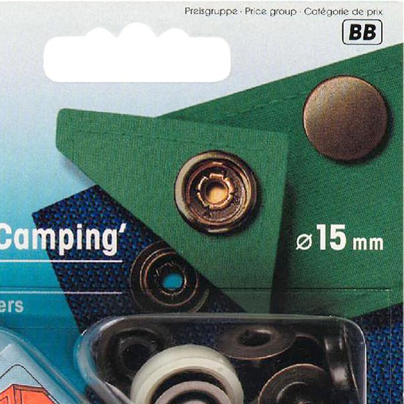Botões de pressão Desporto & Campismo [Ø 15 mm] - ouro velho metálica| Prym,  image number 2