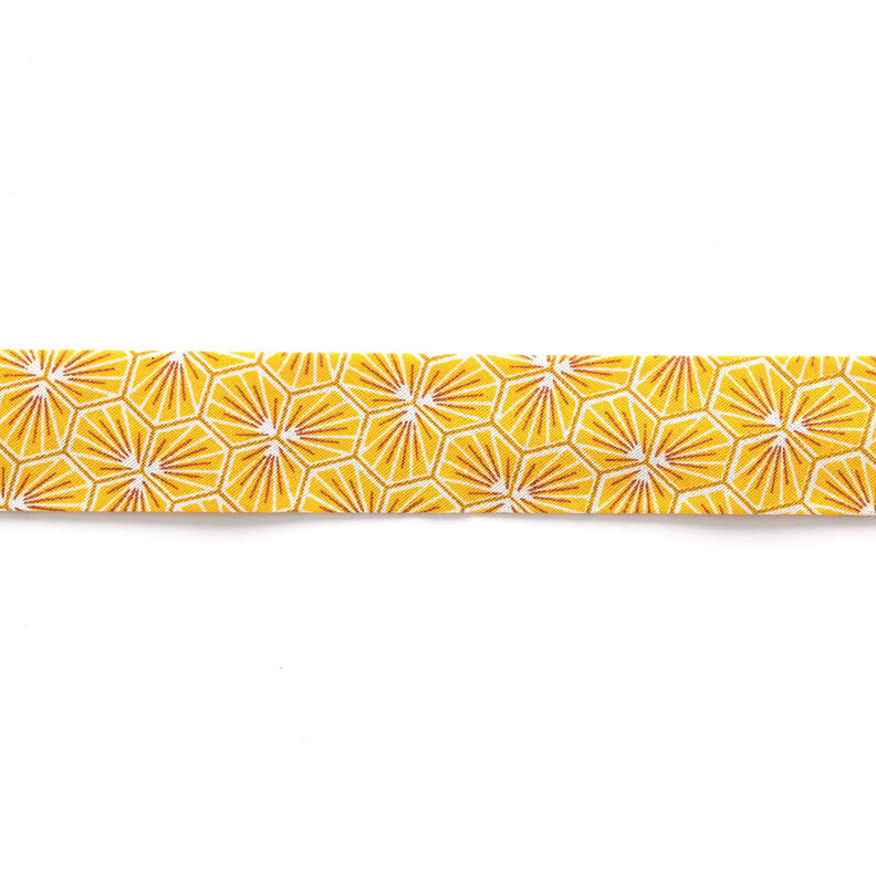 Fita de viés diamantes [27 mm] – amarelo,  image number 1
