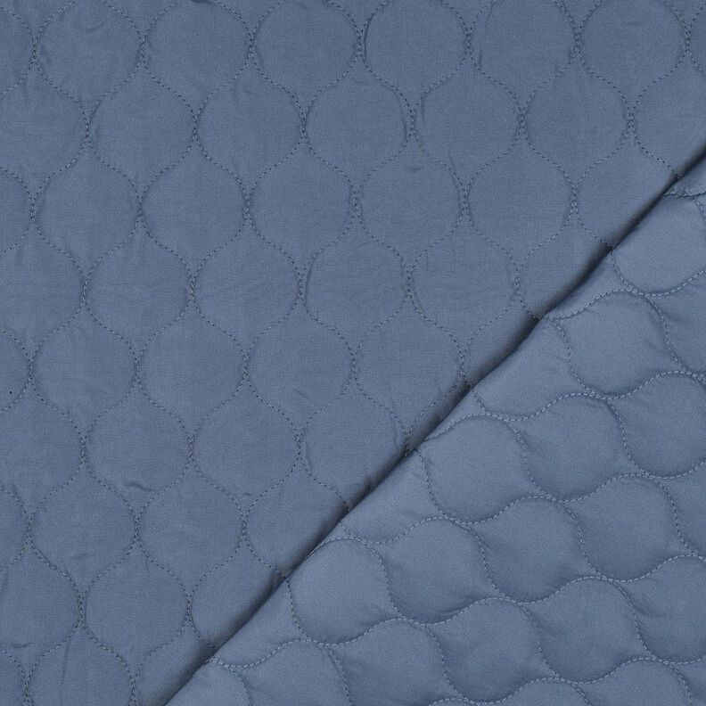 Tecido acolchoado Padrão circular | Poppy Fabrics – azul ganga,  image number 4