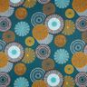 Tecido para decoração Sarja de algodão Mandala grande – azul petróleo,  thumbnail number 1