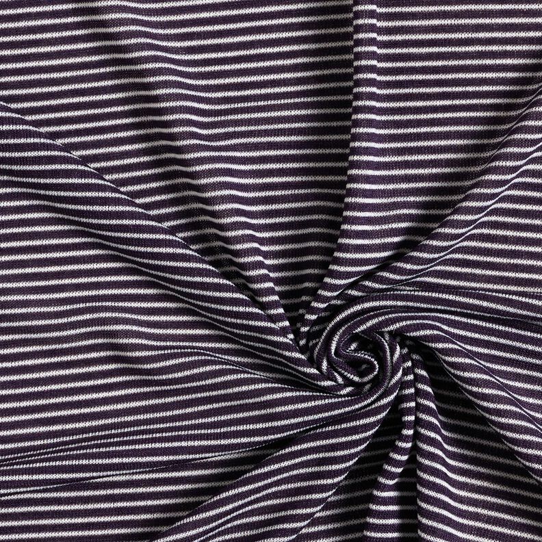 Malha fina Riscas estreitas – ameixa/branco,  image number 3