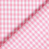 Tecido de algodão Xadrez Vichy 0,5 cm – rosa/branco,  thumbnail number 4