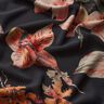 Crepe Chiffon Pintura floral – preto,  thumbnail number 2