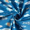 Tecido de algodão Cretone Peixes abstratos – azul,  thumbnail number 3