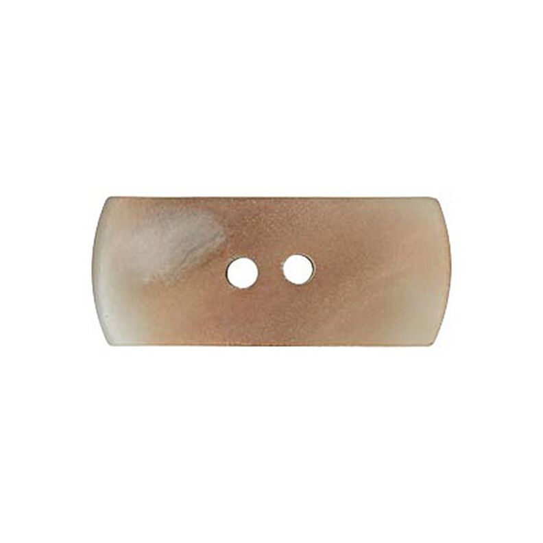 Botão de poliéster, 2 furos [ Ø18 mm ] – beige,  image number 1