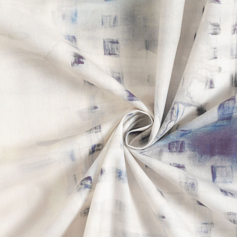 GOTS Cambraia de algodão Tecido com orla Xadrez com gradação de cor | TCC x LOOKS by Wolfgang Joop –,  image number 4