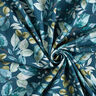Jersey de algodão Folhas de eucalipto Impressão Digital – azul petróleo,  thumbnail number 3