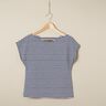 Jersey de algodão Riscas estreitas – azul-marinho/branco,  thumbnail number 6