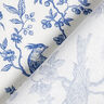 Tecido de algodão Cretone Pássaros – azul real/branco sujo,  thumbnail number 4