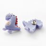 Botão com pé Dinossauro [ Ø20 mm ] – roxo/vermelho,  thumbnail number 2