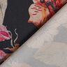 Crepe Chiffon Pintura floral – preto,  thumbnail number 4