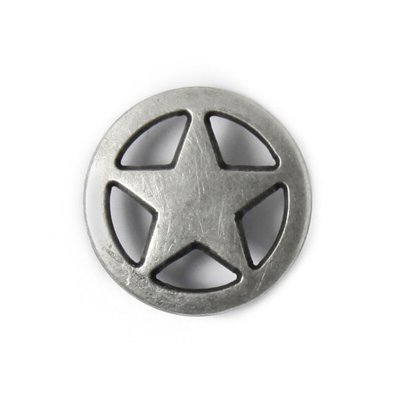 Botão metálico Estrela 1,  image number 1