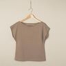 Jersey de algod&atilde;o m&eacute;dio liso &ndash; taupe | Retalho 60cm,  thumbnail number 6