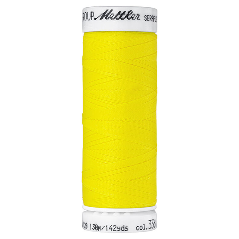 Linha de coser Seraflex para costuras elásticas (3361) | 130 m | Mettler – amarelo-limão,  image number 1
