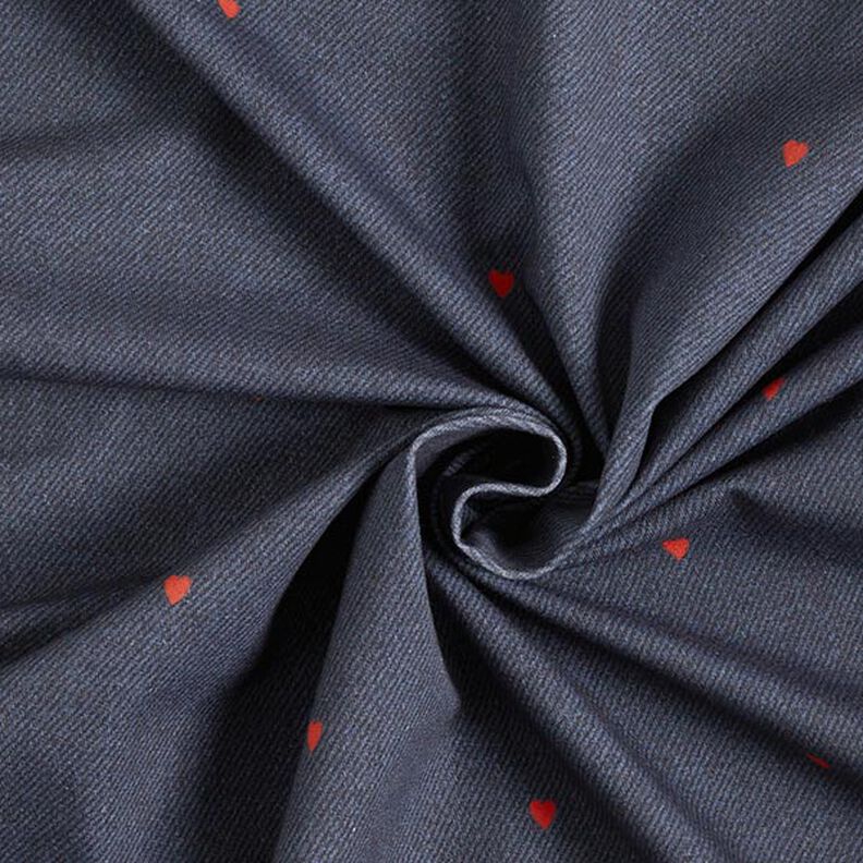 Jersey de algodão Look Jeans Corações Impressão Digital – cinza claro/vermelho-fogo,  image number 3