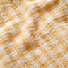 Musselina/ Tecido plissado duplo Xadrez Vichy com fio tingido – ouro velho/branco,  thumbnail number 3