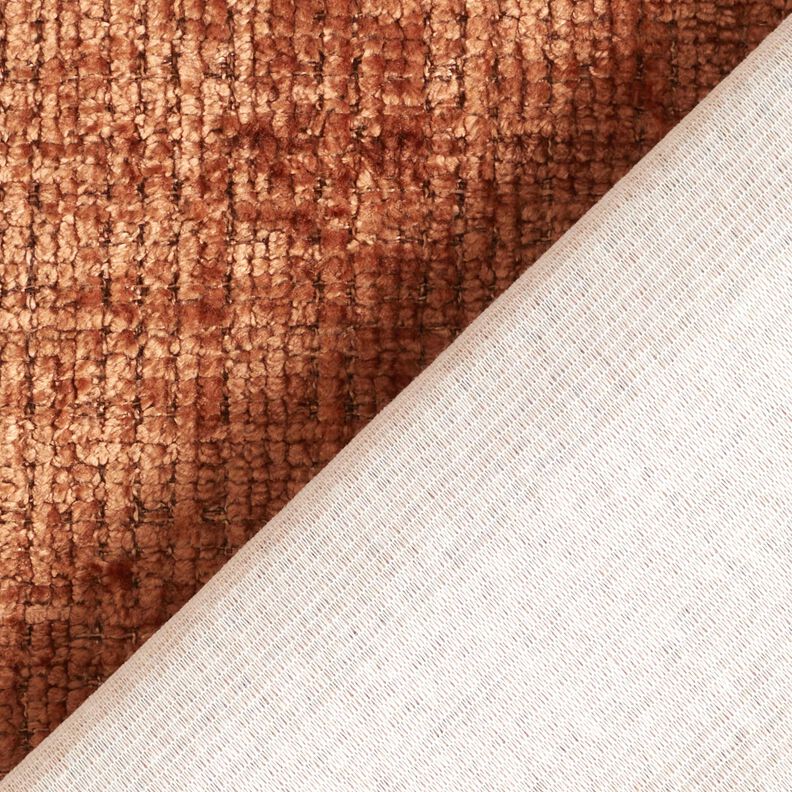 Tecido para estofos Chenille Liso &ndash; bronze,  image number 3