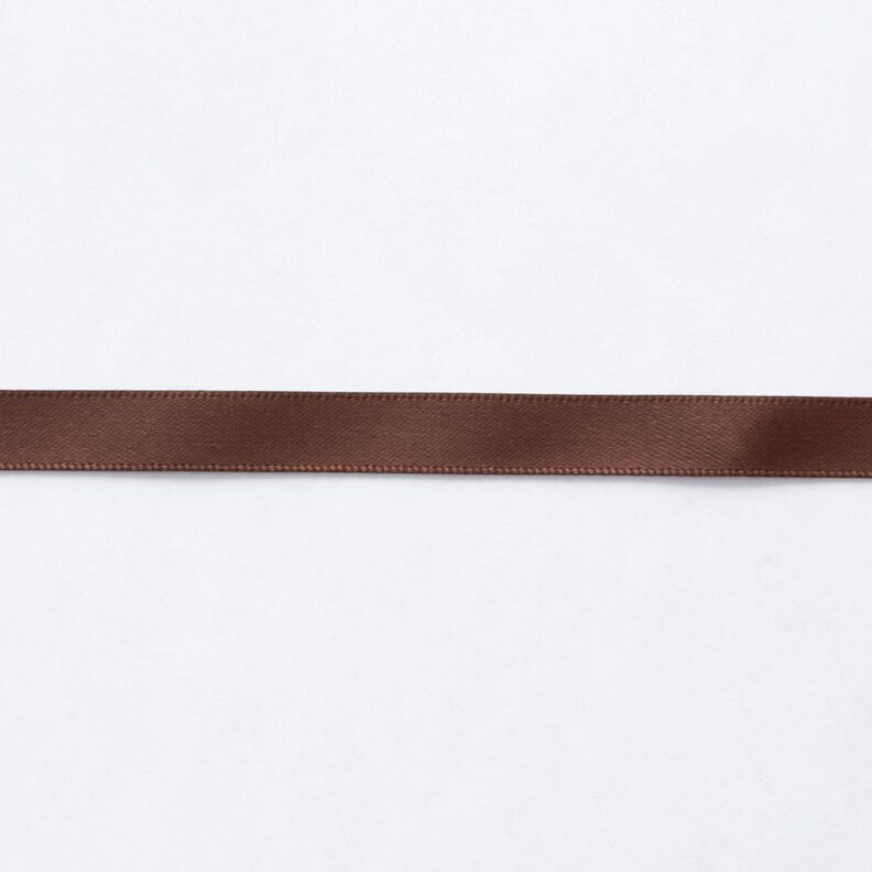 Fita de cetim [9 mm] – castanho escuro,  image number 1