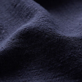 Tecido de algodão Aparência de linho – azul-noite | Retalho 80cm, 