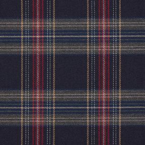 Xadrez escocês Stretch – naval/vermelho, 