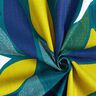 Tecido para decoração Panamá Folhas coloridas – azul petróleo,  thumbnail number 3