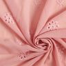 Chiffon Bordado inglês Flores – rosa-velho claro,  thumbnail number 3