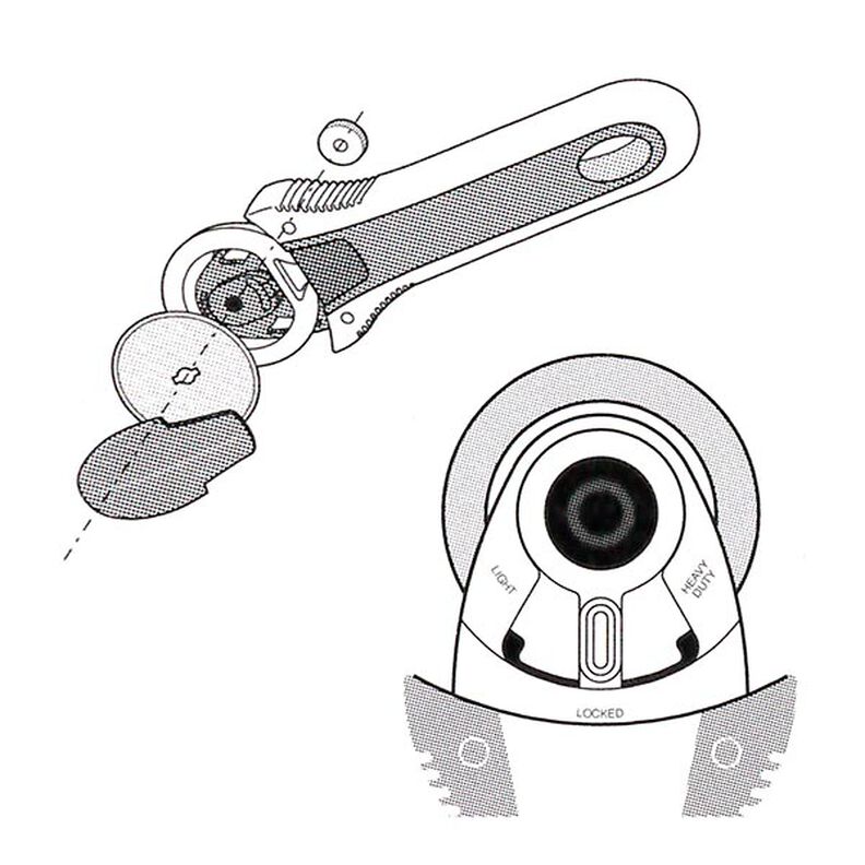 Cortador circular [45 mm] - azul-água| Prym Love,  image number 3