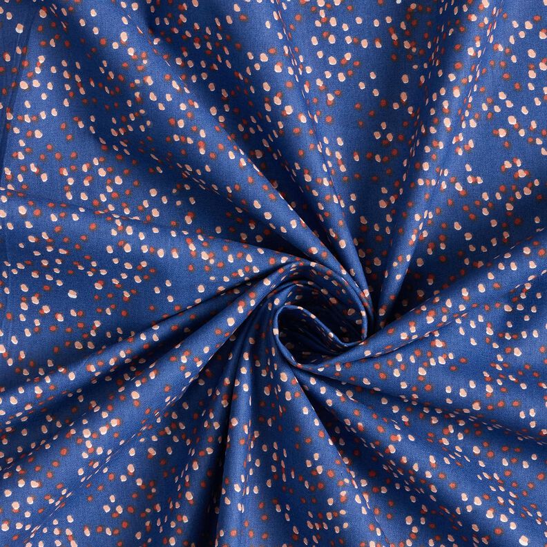 Tecido de algodão Cretone Pintinhas – índigo,  image number 3