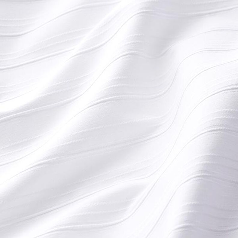Tecido para blusas Riscas de efeito especial – branco,  image number 2