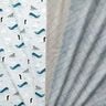 Tecido para decoração Meio linho Panamá Animais no gelo – azul bebé/branco,  thumbnail number 5