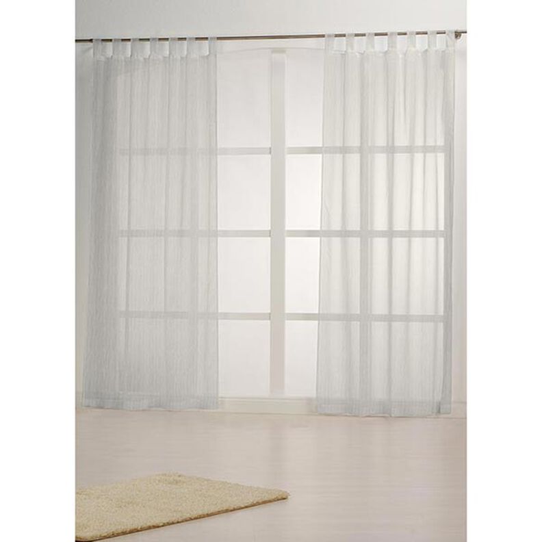 Tecido para cortinados Voile Ibiza 295 cm – branco sujo,  image number 5