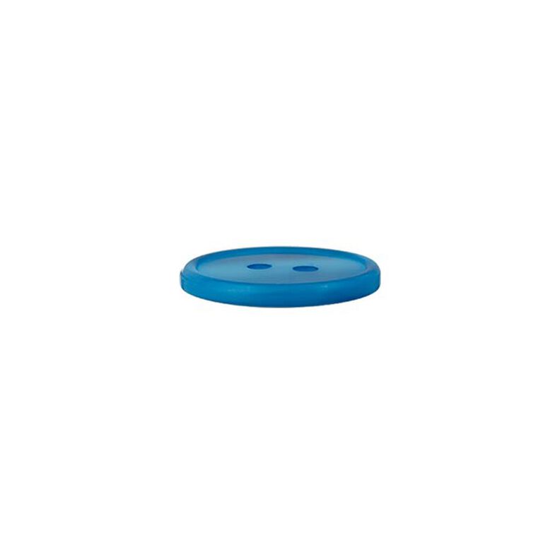 Botão de poliéster, 2 furos  – azul marinho,  image number 2