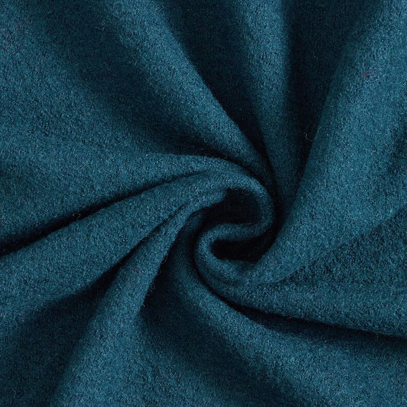 Tecido leve de malha com mistura de viscose e lã – azul-oceano,  image number 1