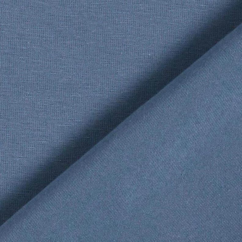 Jersey de algodão médio liso – azul ganga,  image number 5