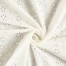 Cambraia de algodão Bordado inglês Fileiras de flores – branco sujo,  thumbnail number 5