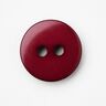 Botão redondo de 2 furos [Ø 11 mm] – bordô,  thumbnail number 1
