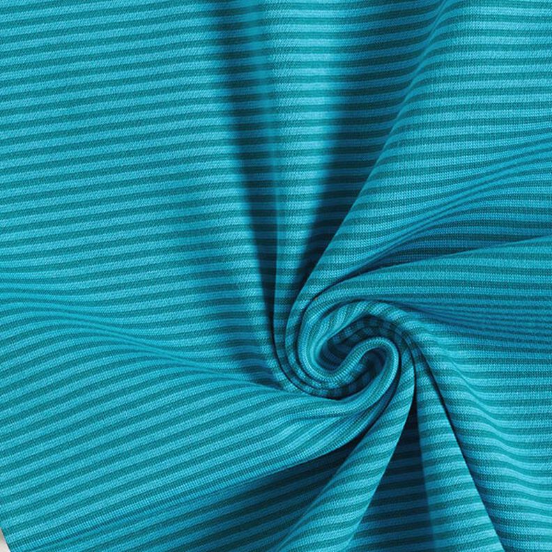 Bordas Tecido tubular Anéis estreitos – azul petróleo/turquesa,  image number 3
