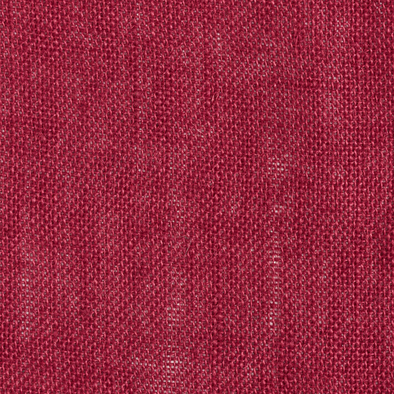 Tecido para decoração Juta Liso 150 cm – vermelho escuro,  image number 5
