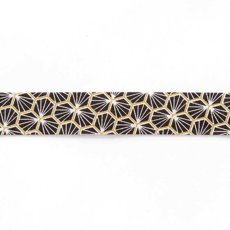Fita de viés diamantes [27 mm] – preto,  image number 1