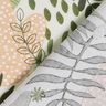 Tecido de algodão Cretone Plantas da selva abstratas – branco/verde,  thumbnail number 4