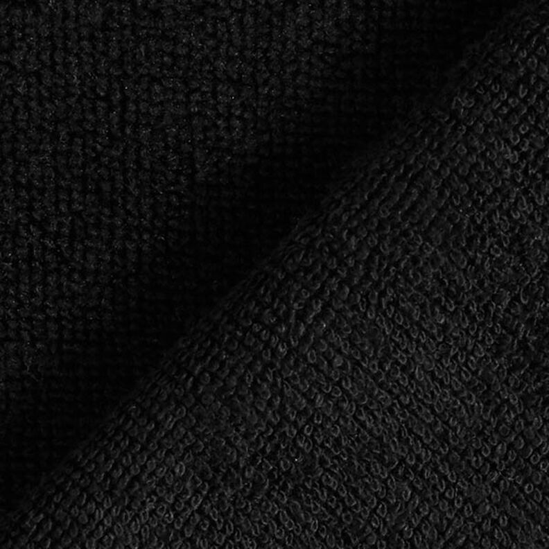 Tecido turco fofo Bambu Liso – preto,  image number 3