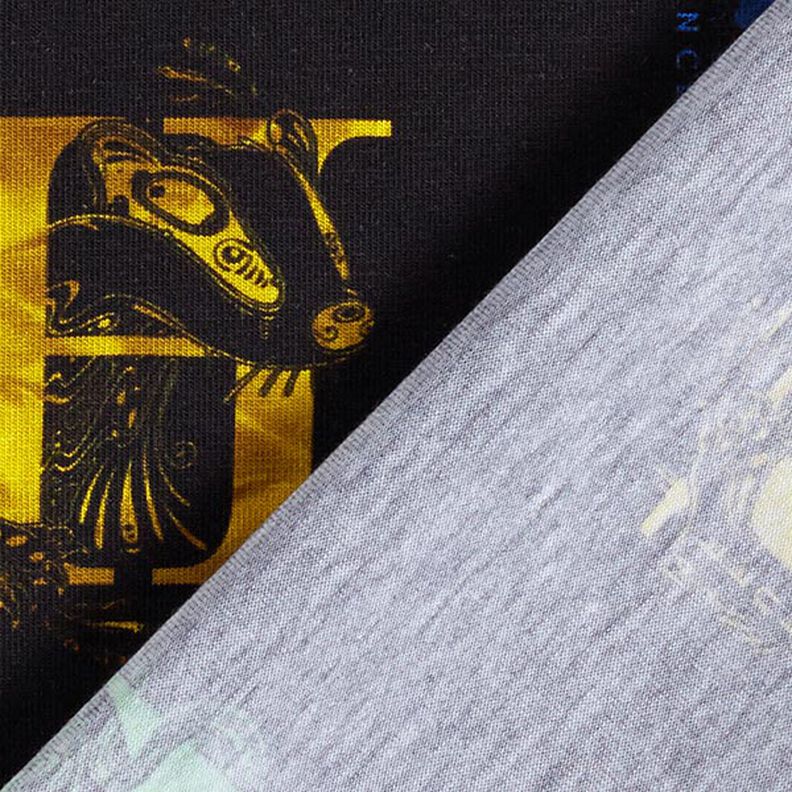 Jersey de algodão Tecido sob licença Harry Potter Iniciais e animais heráldicos | Warner Bros. –,  image number 4