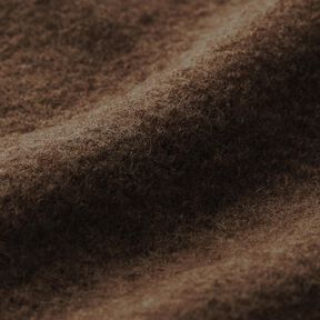 Lã grossa pisoada Melange – castanho escuro, 