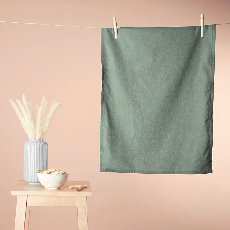 Tecido de algodão Cretone Liso – verde amarelado,  image number 8